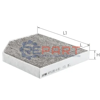 Фільтр салону Audi A4/A6 1.8-4.2TFSI 07- (вугільний) ALPHA FILTER AF5108A Купити в Україні
