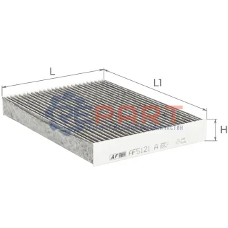 Фильтр салона ALPHA FILTER AF5121A Купить в Украине