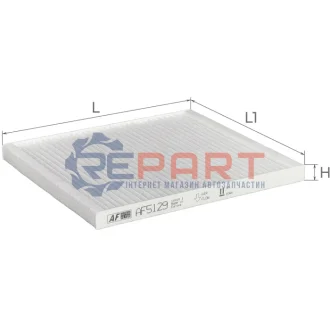 Фільтр салону Kia Cerato 04-09/Sorento II 09-15 ALPHA FILTER AF5129 Купити в Україні