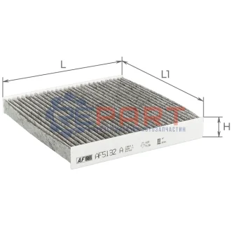 ALPHA FORD фільтр салону (вугілля) Transit 06 ALPHA FILTER AF5132A Купити в Україні