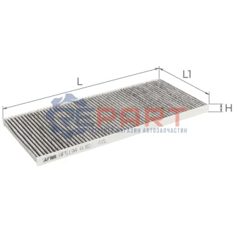 Фільтр салону ALPHA FILTER AF5134A Купити в Україні