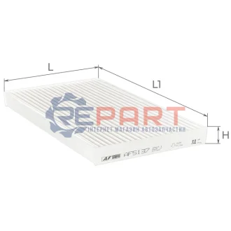 Фільтр салону Renault Megane III 08 ALPHA FILTER AF5137 Купити в Україні