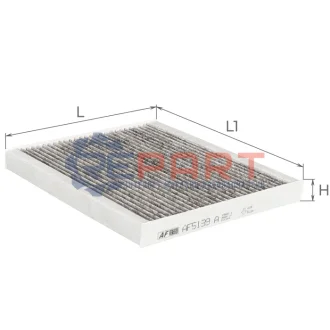 ALPHA KIA фільтр салону (вугілля) Sorento III ALPHA FILTER AF5139A Купити в Україні