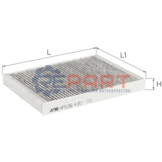 Фільтр салону ALPHA FILTER AF5156a Купити в Україні