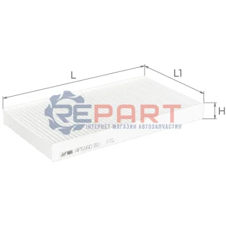 ALPHA IVECO фільтр салону Dayli III ALPHA FILTER AF5160 Купити в Україні