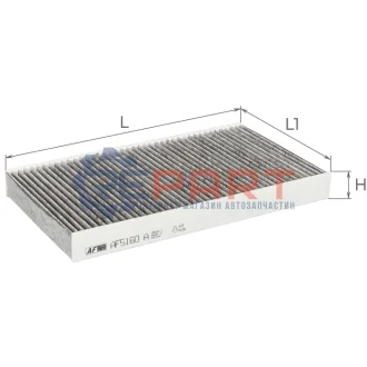 ALPHA IVECO фільтр салону (голь) Dayli III ALPHA FILTER AF5160A Купити в Україні