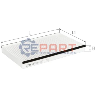 ALPHA LAND ROVER фільтр салону Discovery,Range Rover Sport 04 ALPHA FILTER AF5161 Купити в Україні