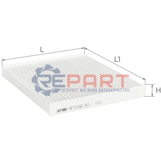 Фільтр салону Opel Meriva A 03-10 ALPHA FILTER AF5166 Купити в Україні