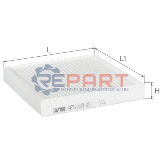 ALPHA JAGUAR фільтр салону XJ 3.0 ALPHA FILTER AF5168 Купити в Україні