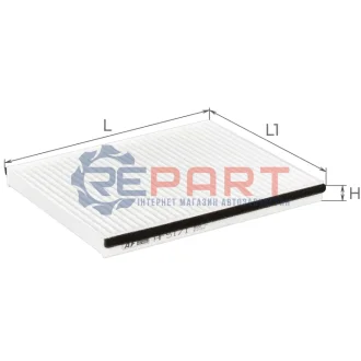 ALPHA FIAT фільтр салону Stilo 01-, Bravo 07 ALPHA FILTER AF5171 Купити в Україні