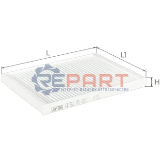 ALPHA RENAULT Фильтр салона Renault Koleos 08- ALPHA FILTER AF5176 Купить в Украине