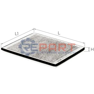 ALPHA OPEL Фильтр салона (уголь) Agila,SUBARU Justy,Ignis,SUZUKI ALPHA FILTER AF5182A Купить в Украине