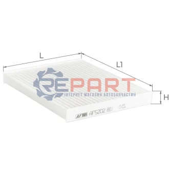 ALPHA KIA фільтр салону SOUL II 11 ALPHA FILTER AF5202 Купити в Україні