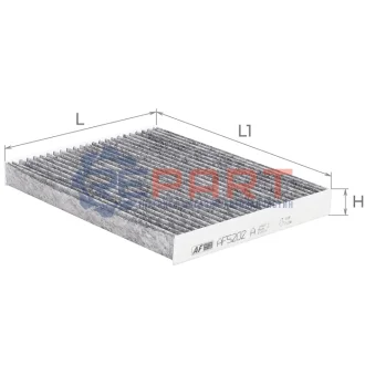 Фільтр салону Kia Soul 08 ALPHA FILTER AF5202A Купити в Україні