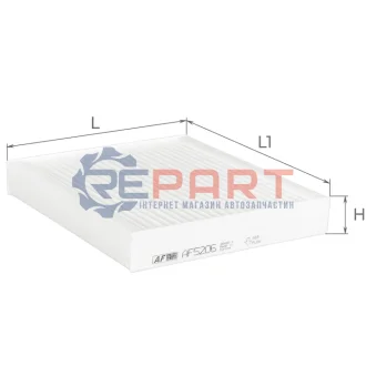 ALPHA MITSUBISHI фільтр салону Colt 04 ALPHA FILTER AF5206 Купити в Україні