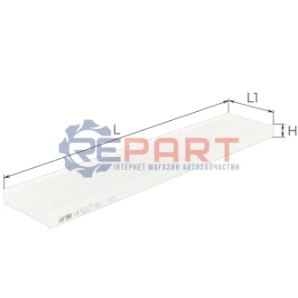 Фільтр салону VW Sharan/Ford Galaxy 95-10 (вугільний) ALPHA FILTER AF5217 Купити в Україні