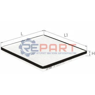ALPHA CHERY фільтр салону Tiggo 05 ALPHA FILTER AF5223 Купити в Україні
