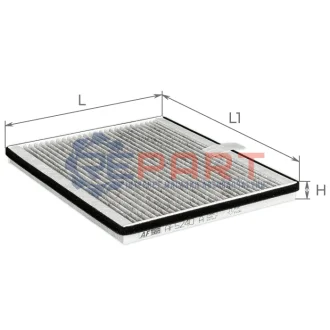 Фільтр салону Chery Elara 1.5-2.0 06- (вугільний) ALPHA FILTER AF5240a Купити в Україні