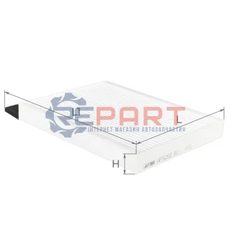 ALPHA DB фільтр салону Vito 14 ALPHA FILTER AF5252 Купити в Україні