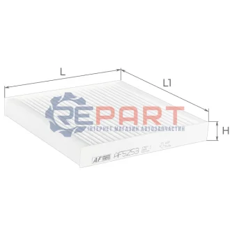 ALPHA KIA фільтр салону Picanto 17 ALPHA FILTER AF5253 Купить в Украине