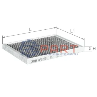 ALPHA TESLA Фільтр салону вугільний Model S 16 ALPHA FILTER AF5266A Купити в Україні