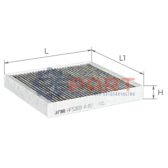 ALPHA CHRYSLER фільтр салону вугільний Grand Voyager 08 ALPHA FILTER AF5269A Купити в Україні