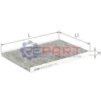 Фільтр салону ALPHA FILTER AF5271a Купити в Україні