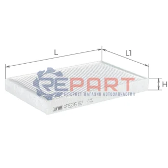 ALPHA CITROEN фільтр салону C3 AIRCROSS ALPHA FILTER AF5276 Купити в Україні