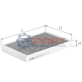 Фільтр салону ALPHA FILTER AF5276a