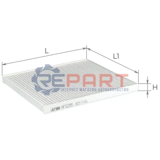 ALPHA INFINITI фільтр салону JX35 13-, QX60 14-, NISSAN Altima 13-, Maxima 16-, Murano 16-, Pathfinder 13 ALPHA FILTER AF5295 Купити в Україні