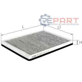 ALPHA DAF фільтр салону вугільний! XF (XF106) 13 ALPHA FILTER AF5300A