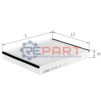 ALPHA FORD фільтр повітряний салону Mustang 15 ALPHA FILTER AF5306 Купити в Україні