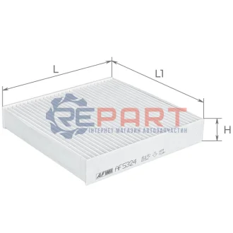 ALPHA LAND ROVER фільтр салону DEFENDER 11-, Discovery 5, LR5 16 ALPHA FILTER AF5324 Купити в Україні