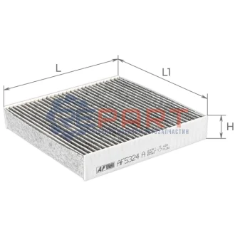 ЕФ повітряний салону (LAND ROVER Defender, Discovery 5) ALPHA FILTER AF5324a Купити в Україні