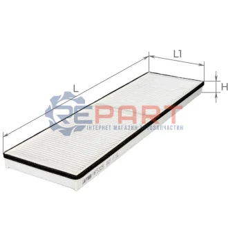 ALPHA DB фільтр салону Atego 98 ALPHA FILTER AF5325 Купити в Україні
