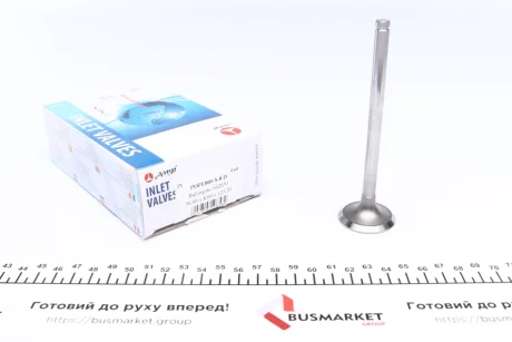 Клапан (впуск) Opel Astra F/G/Vectra A 1.6D/1.7D 82-00 (36x8x123.2) (вальцювання) AMP POPE009S0D