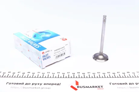 Клапан (впуск) Opel Astra F/G/Vectra B 1.6 92-03 (38x7x101.1) (вальцювання) AMP POPE019S0D