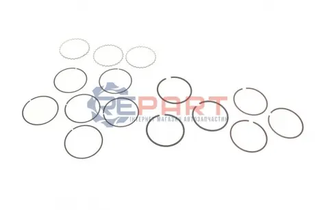 Кільця поршневі Daewoo Matiz 1.0 98- (68.50mm/STD) (1.2x1.2x2.5) (к-кт 3 циліндра) AMP PR-DAE-39-1402-000-SET Купити в Україні