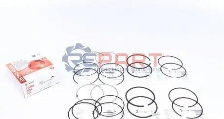 Кільця поршневі Daewoo Lanos 1.5 8V 93-99 (76.50mm/STD) (1.5x1.5x3.0) (к-кт 4 циліндра) AMP PRDAE493548000SET Купити в Україні
