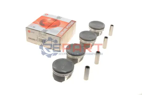 Поршень Daewoo Lanos/Nubira 1.6 97- (79.50mm/+0.5) (к-кт 4 шт) AMP PX-DAE-4A-3538-050 Купити в Україні