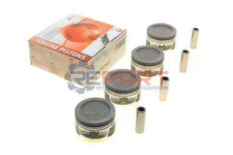 Поршень Daewoo Lanos 1.5 8V 97- (77.00mm/+0.50) (к-кт 4 шт) AMP PX-DAE-4A-3548-050-2 Купити в Україні