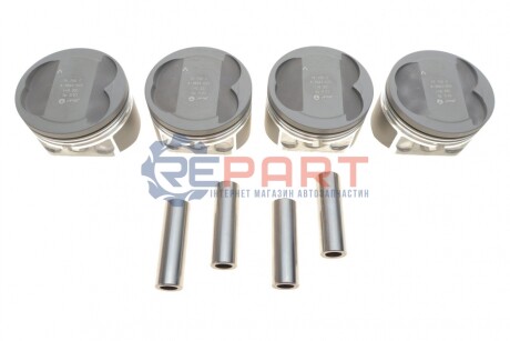 Поршень Dacia Logan/Sandero/Renault Clio/Megane 1.6 8V 96- (79.75mm/+0.25mm) (к-кт 4 шт) AMP PX-REN-4A-3842-025-C