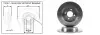 Фото Диск гальмівний (задній) Hyundai Accent IV 10-/Kia Rio III 11- (262.1x10) APLUS (61445AP) зображення 1