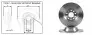 Диск тормозной, лев/прав, пер. APLUS (61470AP) изображение 1