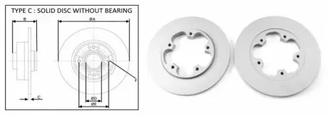 Фото Гальмівні диски APLUS (61642AP) зображення 1