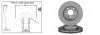Гальмівний диск перед Dodge Avenger 08-13, Caliber 07-12 Jeep Compass, Patriot 07-13 Chrysler Sebring 07-10 APLUS (61778AP) зображення 1