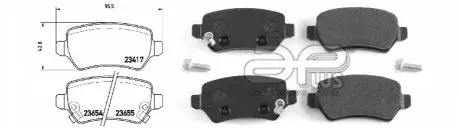 Тормозные колодки APLUS 71138BAP