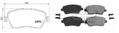 Тормозные колодки APLUS 71161CAP