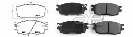 Колодки тормозные APLUS 71165BAAP