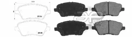 Колодки тормозные APLUS 71189BBAP